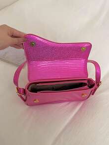 New Versatile Shoulder Bag - Pink - View 7