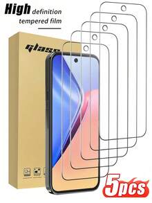 Gorilla Hero 5pcs, Compatible With Google Tempered Glass Screen Protector, 9H Hardness, Bubble-Free, Easy To Install, Convenient To Carry, Compatible With Pixel 3/Pixel 4/Pixel 5/Pixel 6/Pixel 7/Pixel 8/Pixel 9/Pixel 10/Pixel 10 Pro/Pixel 10 Pro XL Series. - Clear - View 36