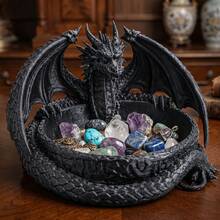 1pc "Dragon's Nest" Multifunctional Desktop & Entryway Storage Tray, Perfect For Storing Keys, Coins, Rings And Other Daily Items, Also Can Be Used As A Jewelry Tray - Multicolor - View 5