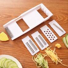 1pc Vegetable Onion Chopper, Multi-Function Vegetable Cutter, Food Processor, Onion Chopper, Carrot Garlic Chopper, Kitchen Tool, Kitchen Accessory, Suitable For Home/Restaurant Fast Processing - White - View 7