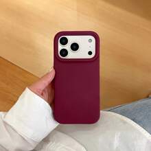 適用於 iPhone 17E 17 Pro Max 16 15 14 13 12 Mini 11，防震液態矽膠手機保護殼，內層柔軟耐刮超細纖維襯裡，適用於 iPhone 8 Plus 7 6s 軟殼 - 梅子色 - 查看 6