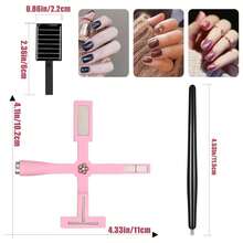 Nail Art Magnet 5 In 1 Multi‑Functional Strong Suction Tool For Glass Bead Cat Eye Gel Manicure Diy Salon Nail Decoration - Multicolor - View 7