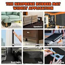 1pc Self-Adhesive Foam, Black With Adhesive Backing Multi-Purpose Foam Rubber Sheet, High Density Foam Board, Furniture Pad, Floor Protector, Anti-Scratch, Anti-Slip, Sound-Insulating, Crafts, DIY Projects Easy To Cut - Multiple Styles - View 8