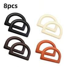 3pcs/Set DIY Handmade Woven Bag Accessories Kit, Faux Leather D-Shaped Handle + 22cm Bag Bottom, Black/Brown/Beige, Easy Hand-Sewing, For Home Craft Enthusiasts - Multicolor - View 19