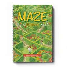 Scenic Maze Activity Notebooks Garden, Town, Harbor And Snow Village Pathfinding Puzzles, Progressive Brain Games To Build Focus, Logic, Observation And Problem-Solving Skills - Style - View 12
