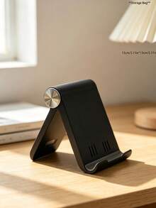 1pc Foldable Portable Desktop Phone Stand, Premium ABS Material, Adjustable Angle, Compact And Lightweight, Fits Easily In Pocket, Compatible With All Smartphones And Tablets, Stable And Non-Slip, Space-Saving - Multi-color Style - View 3