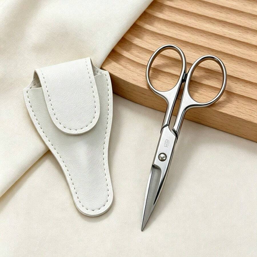 1pc Nail Clipper Storage Bag, Portable Cuticle Nipper Protective Cover, Minimalist Solid Color Nail Tool Organizer, Suitable For Nail Salon And Home Use - Multicolor - View 1