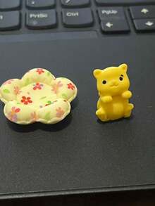 1 Set Cartoon Flower Cat Bed Simulation Office Desk Decor DIY Handmade Creative Animal Cartoon Ornament - Multi-color - View 13