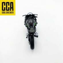 C C A Mobil Simulasi Sepeda Motor Kawasaki H2R Skala 1:18 dari Paduan Logam, Setang Tegak Dapat Diputar, Mainan Anak, Permainan Peran Pesta, Pembelajaran Kognitif Praktis, Hadiah Liburan - MultiWarna - View 5