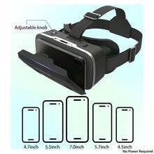 YIYI VR 頭戴式頭盔 一體式遊戲手機 3D 眼鏡 iOS Android 智慧型手機 3D VR Box 虛擬實境 VR 眼鏡 遊戲 - 1件 - 查看 9