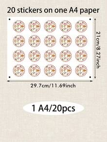 Customized Christmas Stickers, Holiday Gift Packaging Name Label Stickers, Personalized Holiday Labels, Customized Name Gift Seal Stickers, Customizable Christmas Package Decorations, Christmas Gift Labels, Party Favor Stickers, Customized Stickers, Round Stickers, Home - Style C - View 14
