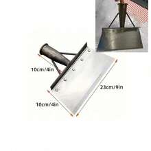 1pc Stainless Steel Garden Trowel - Multifunctional Handleless Yard Weeding Cleaning Tool, Suitable For Yard And Lawn Care (A Bit Of Rust On The Iron Product Is Normal) - Multicolor - View 12