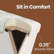 Storage Benches - White - View 7