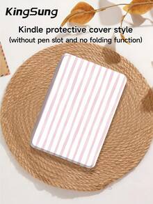 Kingsung Minimalist Striped Pattern Y-Fold Acrylic Tablet Protective Case, Compatible With Samsung Tablet/Pad Mini6/7/9.7/10.2/10.5/10.9/12.9/Pro 11, 10th Generation, Supports Multi-Angle Adjustment, Six Stand Placement Modes, Built-In Pen Slot, Drop Protection, Auto Wake/Sleep. Compatible With Kindle Paperwhite 12th Gen 2024, Kindle 11th Gen 2022, Clara Colour. - Multicolor - View 10