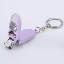 Nail Clipper & Heavy-Duty Nail Trimmer, 1Pc Premium Stainless Steel Folding Nail Cutter With Keychain Built-In Nail File, Compact Portable Manicure Pedicure Grooming Tool For Men Women Adults Seniors, Home Salon Daily Travel Use - Multicolor - View 12