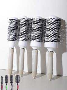 Professional Round Blowout Styling Brush - Suitable For Straight And Curly Hair, Perfect For Blowout And Precise Styling; Lightweight And Portable, Compatible With Various Hair Styling Tools, Including: Combs, Hair Brushes, Barber Supplies, Hair Design Tools, Hair Care Products, Combs, Backcombs, Hair Care Products, Hair Brushes, Combs, Mini Hair Brushes, Curling Products, Hair Design Equipment, Hair Brushes, Backcombs - Multicolor - View 3
