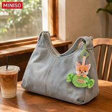MINISO Zootopia 尼克·懷爾德 綠色糖果毛絨包飾吊飾鑰匙圈，適用於手提包、後背包、托特包，生日聖誕禮物 - 尼克.懷德糖果吊墜 - 查看 5