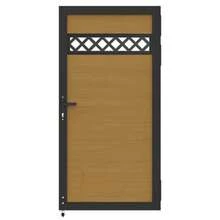 Aluminum Decorative Fence Gate Panel For 6ft H *3ft(W) Wood Plastic Composite Privacy Fence Gates - Carved Screen With Hive Design For Garden And Yard (1 Pcs) - Hive - View 4