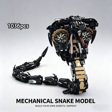1414pcs Heavy Industrial Giant Gorilla Mecha Building Blocks Set, Static Monster Robot Brick Model, Advanced Collector Display Assembly Kit For Adults, Ideal Gift For Building Block Enthusiasts - Multicolor - View 10