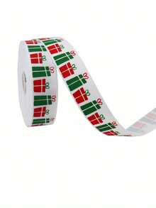 1pc Christmas Ribbon, DIY Christmas Tree Bow Decoration Ribbon; Suitable For Gift Wrapping, Christmas Scene Decoration, And Party Streamers. - Multicolor - View 14