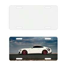 5 Buah Plat Nomor Mobil Aluminium Kosong Ukuran 6x12 Inci 0,65MM untuk Transfer Panas Sublimasi Foto - A - View 9