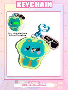 Cute GMMTV Chibi BL Acrylic Keychain & Bag Charm Gift, Double-Sided Print Lightweight Durable Backpack Pendant Accessory, Keyring For Car Keys Earphone Case. - Multicolor - View 10