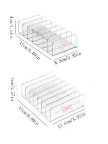 Acrylic Eyeshadow Palette Storage Box, Transparent Large Capacity Desktop Drawer-Style Storage Box, Transparent Cosmetic Storage Box, Makeup Brush Holder, Perfume Storage Box, Jewelry Box, ,Applicable For Living Room, Dining Room, Kitchen, Bedroom, - A - View 10