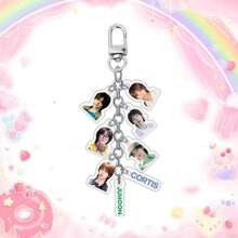 8PCS ORTIS Acrylic Keychain Pendant KEONHO JAMES Fan Support Charm - Multicolor - View 9