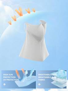 CAMEL CROWN Outdoor Sun Protection Face Mask, Summer Invisible Sun Protection Face Mask, UPF 50+ UV Protection, Contains Hyaluronic Acid, Cool Microfiber, Breathable Sun Protection Face Mask - Cold Moon Ash - View 4