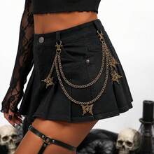 1pc Women's Butterfly Pendant Bronze Color Pants Chain, Belt For Women ...