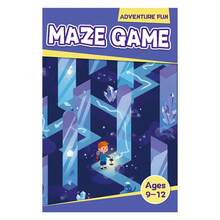 Maze Game Activity Notebooks, Desert, Ocean, Crystal Cave And Funfair Adventure Themes, Focus Training, Logic Thinking And Pathfinding Practice, Progressive Difficulty Design - Style - View 12