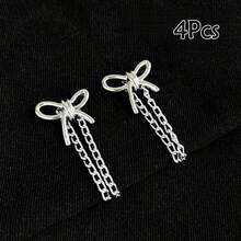 1/2/4pcs Multi-Functional Adjustable Pants Hem Clips, Suitable For Wide Leg Pants, Can Shorten Hem Length, No-Drill Decorative Buckle - Multicolor - View 20