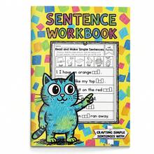 Numbers And Early Reading Notebook, A-Z Handwriting Practice, Number Learning, Simple Sentence Construction, Sight Word Recognition, Vocabulary Practice, Reading Skills, Space Theme Language Activities And Home Classroom Worksheets - Learning Theme - View 6