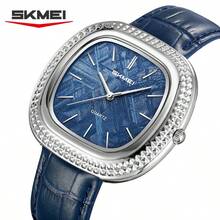SKMEI 2732 Jam Tangan Quartz Mewah Elegan dengan Dial Persegi, Tali Kulit, Gesper Stainless Steel, Lebar 20mm, Desain Analog Sederhana untuk Penggunaan Sehari-hari - Satu-Ukuran - View 13