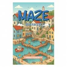 Scenic Maze Activity Notebooks Garden, Town, Harbor And Snow Village Pathfinding Puzzles, Progressive Brain Games To Build Focus, Logic, Observation And Problem-Solving Skills - Style - View 14