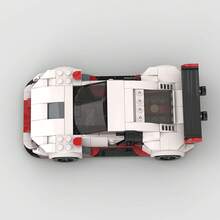 MIKEMENG 397/328/345/336/375/387 PCS Classic MOC Building Blocks Racing Car Set, Adult DIY Car Toy Model, Suitable For Collection, City Tech Champion Cup Series, Perfect As Birthday, Halloween, Christmas Gift For Boyfriend, Husband - Model - View 4