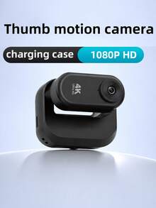 4K Portable Mini Action Camera, Magnetic Detachable WiFi Camera With Image Stabilization And Rechargeable Charging Case, Compact Camera For Cycling, Hiking, Outdoor Sports Recording, Wearable Camera Accessory, Gift For Men And Women - View 3