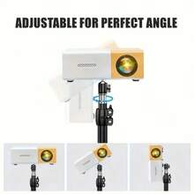 43 Inch Universal Projector Tripod, Retractable Aluminum Alloy Stand, Height Adjustable, 1/4 Metal Universal Head, Suitable For LCD Projectors, Cameras And Mobile Phones - View 2