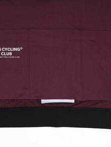 PAS CYCLING (Slim Fit) Unisex Cycling Jersey, Breathable Quick-Dry Stand Collar Long Sleeve Cycling Top Red Sports - Red - View 8