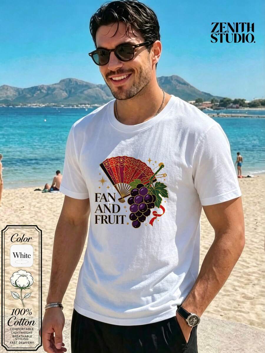 Men T-Shirts - White - View 1