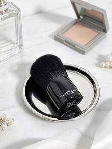 GIVENCHY Kabuki Makeup Brush, Compact Size, Portable And Durable, Suitable For Travel, Soft Dense Bristles, Glossy Black Handle With Logo Design, For Personal Use And Gift Giving, GIVENCHY‑GIFT‑24 - Black - View 8
