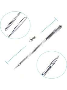 EDCUEBE7 100PCS Universal Stainless Steel Sewing Machine Needles With Threader, Sewing Machine Accessories Sewing Tools. Suitable For Singer, Brother, Janome, Varmax, (Random Storage Box Style) - Multiple Styles - View 8