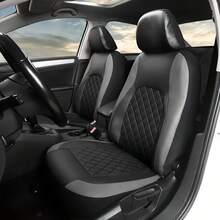 4pcs/9pcs PU Artificial Leather Car Seat Cover Set, Airbag Compatible, Breathable, Suitable For Sedan, Truck And SUV, Comfortable And Durable, Waterproof And Dust-Proof, Prevent Liquid, Stain And Dust From Dirtying Car Seats. - Type a - View 4