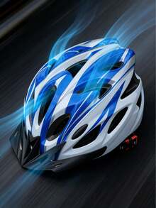 1pc Adjustable Adult Bicycle Helmet - Detachable Sun Visor, EPS Shock-Absorbing Padding, Lightweight Ventilated Safety Helmet Suitable For Men And Women, For Bicycle, Skateboard And Scooter - Multicolor - View 6