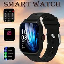 【Smart Watch】精選時尚男女運動智慧手錶，女款手錶，支援無線通話與訊息通知，計步器、卡路里、距離追蹤，運動模式，音樂控制，遠端拍照，鬧鐘提醒，多功能智慧手錶，男款手錶 - 查看 2