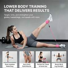 5 pcs Pita Resistensi Kaki Versi Canggih untuk Latihan Kekuatan Kaki dengan Tali Pergelangan Kaki Terikat, Pelatih Lompat Taekwondo, Pita Elastis Resistensi Pergelangan Kaki, Aksesori Gym - MultiWarna - View 8