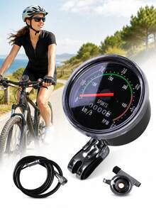 3pcs/Pack Black Universal Odometer And Bicycle Speedometer, Classic Mechanical Speedometer Suitable For Bicycles, Suitable For Outdoor Cycling - Multicolor - View 7