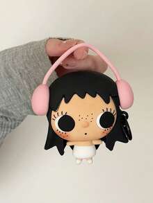 1PC Cute Xiaoyu Girl 3D Anti-Drop Apple A IrPods Case - Bluetooth Earphone Cover - Protection Case For A IrPods Pro/Pro2/Pro3/1st Gen/2nd Gen/3rd Gen/4th Gen Compatible - Multicolor - View 1