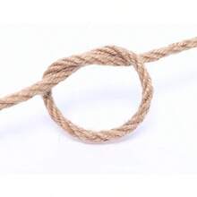 Mecate Cordon Henequen Hilo Yute Natural Decorar 4mm X 100m - Beige - Ver 4