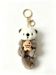 Cute Sea Otter Plush Keychain/Pink, An Excellent Gift For Friends, Relatives And Family - Multicolor - View 8